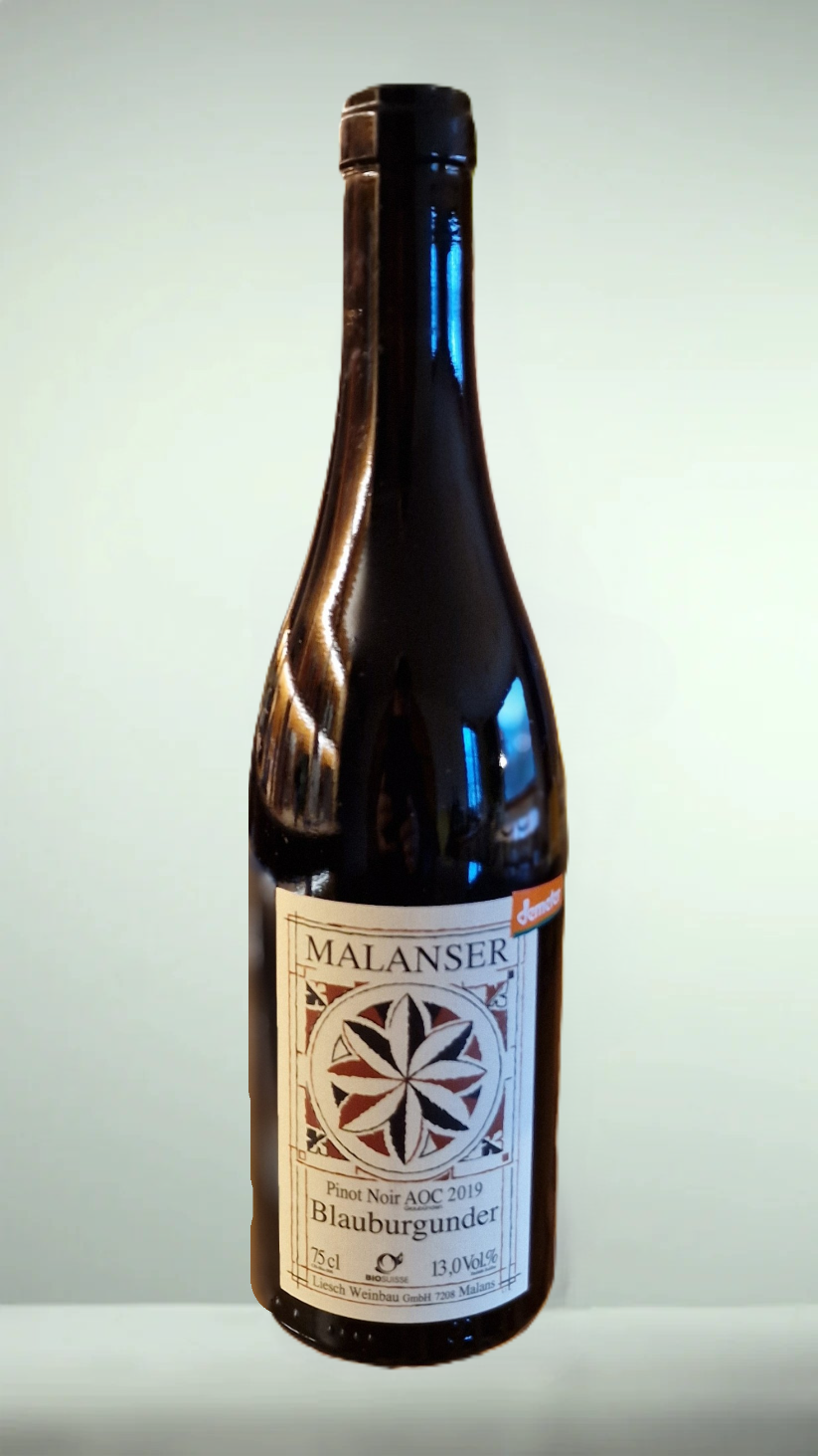 Malanser Blauburgunder (Pinot Noir) / Liesch Bioweine / Demeter zertifizier